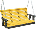 Poly Lumber Wood 4FT Porch Swing Amish Craftsmandship Made in USA HDPE by Unknown