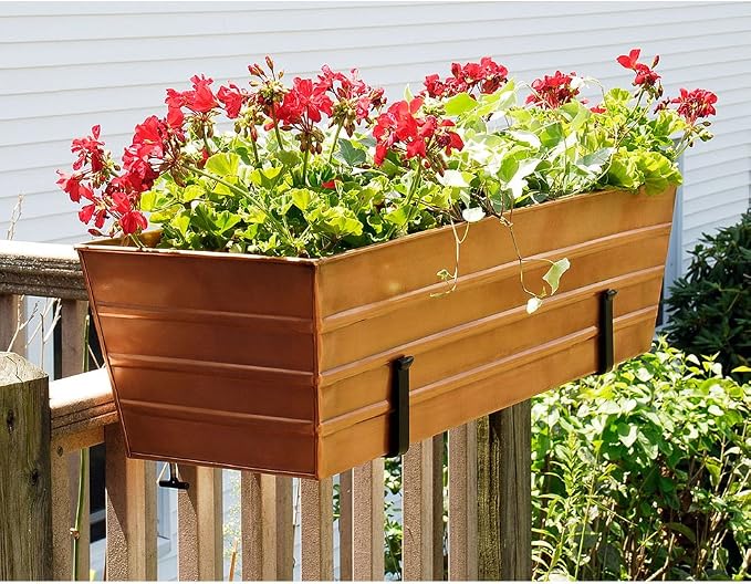 Achla Designs C-21C Plated Flower Box, Window Flowerbox Planter - Image 4