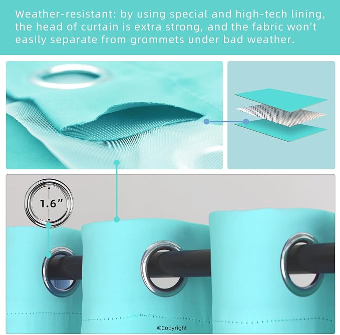 Water Proof Outside Curtains - Image 3