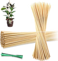 50PCS Bamboo Plant Stakes, 18Inch Natural Bamboo Sticks Garden Stake, by HAINANSTRY