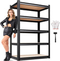 71.2" H Garage Shelving Heavy Duty Storage Shelves, Metal Adjustable Shelving by Unknown