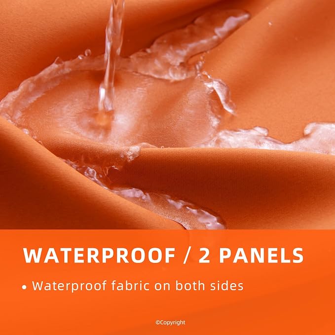 Waterproof Outdoor Curtain W52 x L84 - Image 2