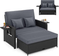HAPPYGRILL Patio Rattan Wicker Daybed by HAPPYGRILL