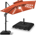 Best Choice Products 10x10ft Cantilever Patio Umbrella w/Base Included by BestChoiceProducts