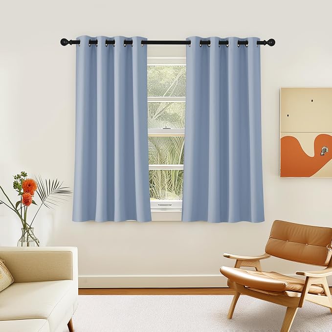 NICETOWN Room Darkening Short Curtain 54 inches Long by NICETOWN