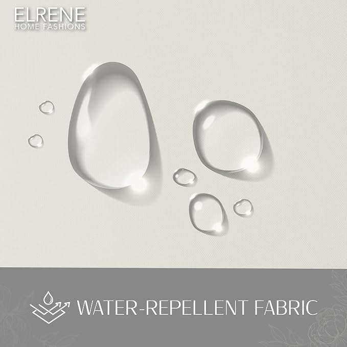 Elrene Home Fashions Matine Weatherproof Tab-Top Indoor/Outdoor Solid Color - Image 5