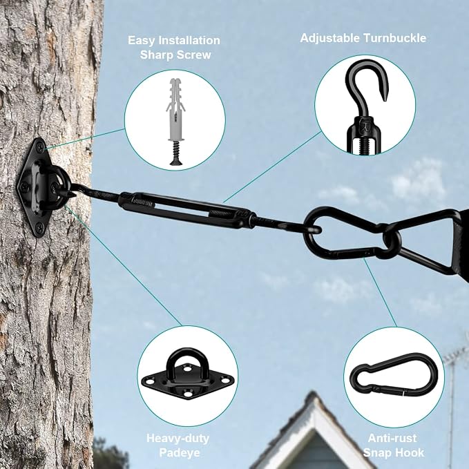 Sun Shade Sail Hardware Kit 6 Inch - Image 3