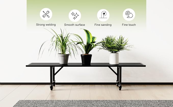 Zhongma One Tier Metal Plant Stand - Image 4