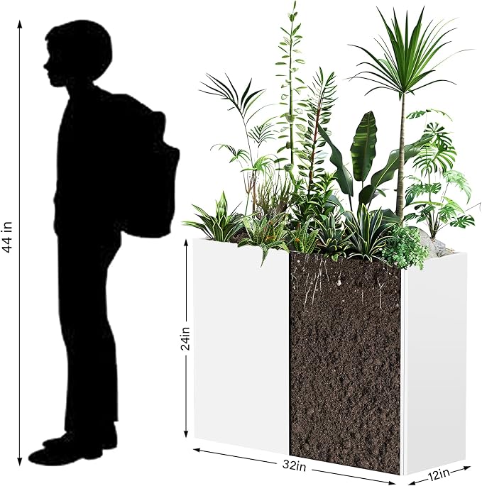 Heavy-Duty Galvanized Steel Planter - Image 3