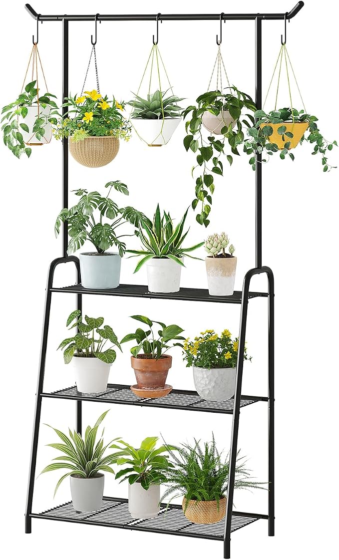 Plant Stand Indoor Outdoor, Metal Plant Stands by Kitsanery