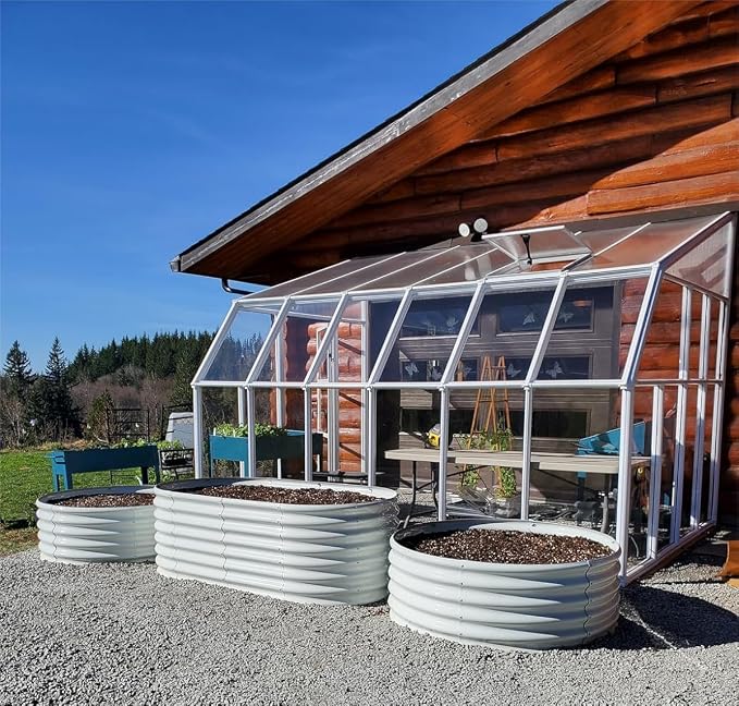 A ANLEOLIFE Set of 14, 18 Inch Tall Raised Garden Beds Kit, Heart-Shaped - Image 4