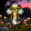 Solar Cross Garden Stake Lights by HokfirmHomeDecorGarden