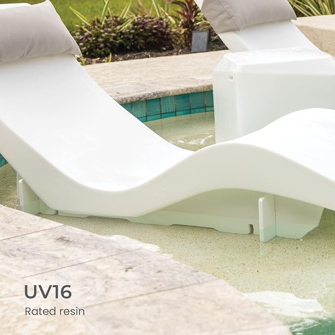 Aqua Outdoors in-Pool DEEP Ledge Chaise Set - Image 2