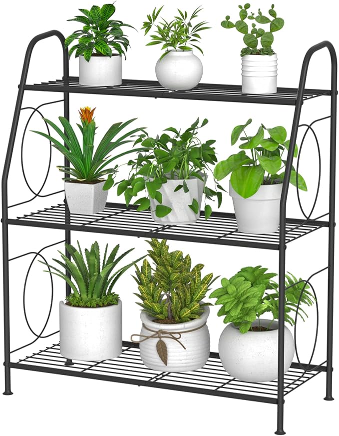 Plant Stand, 3 Tier Plant Shelf by VyGrow