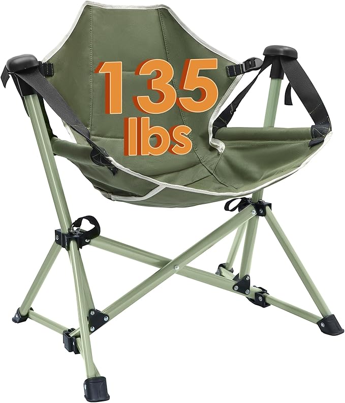 Kids Hammock Chair, Adjustable Kids Camping Chair, Folding Chair by Chloraeon