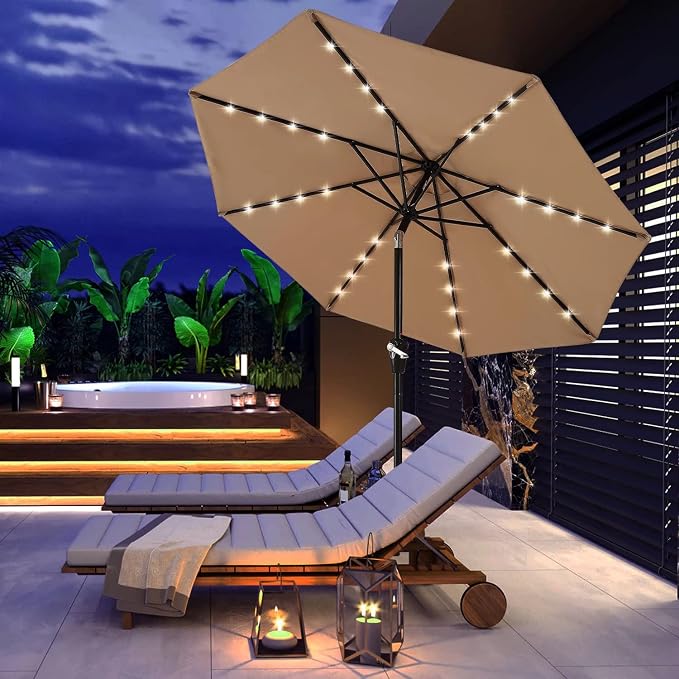 ABCCANOPY Durable Solar Led Patio Umbrellas - Image 9