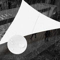 SUNNY GUARD Waterproof Sun Shade Sail 9'x9'x9' White Triangle UV Block Sunshade by SUNNYGUARD