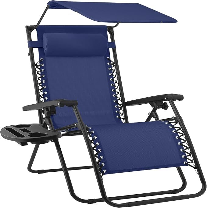 Best Choice Products 30” Wide Folding Zero Gravity Outdoor Recliner Patio by BestChoiceProducts