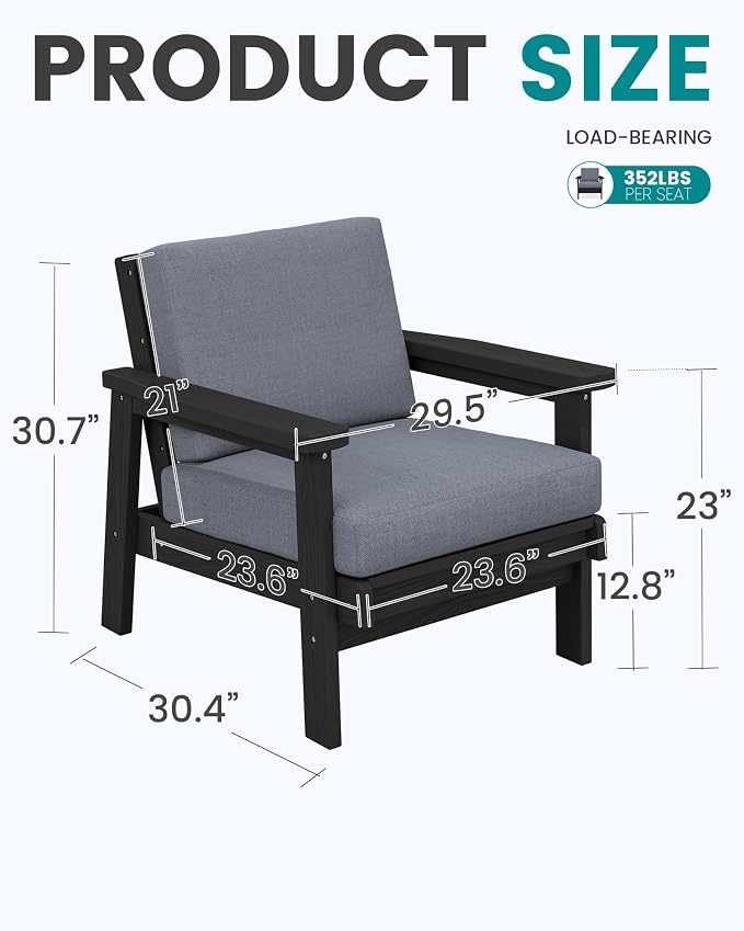 SERWALL Patio Furniture Set - Image 5