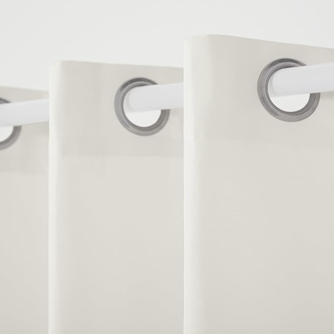 TOWN & COUNTRY BASICS Cabana Solid Heavyweight Indoor Outdoor Curtains - Image 3
