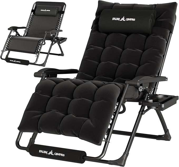UDPATIO Oversized Zero Gravity Chair 29In XL Patio Reclining Chair by UDPATIO