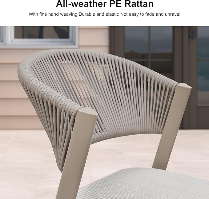 PURPLE LEAF 11-Piece Patio Dining Set Outdoor Furniture Rectangular Extended - Image 2