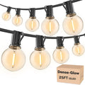 RTTY Dense-Glow Outdoor String Lights 25ft, G40 Led Patio Globe Lights by RTTY