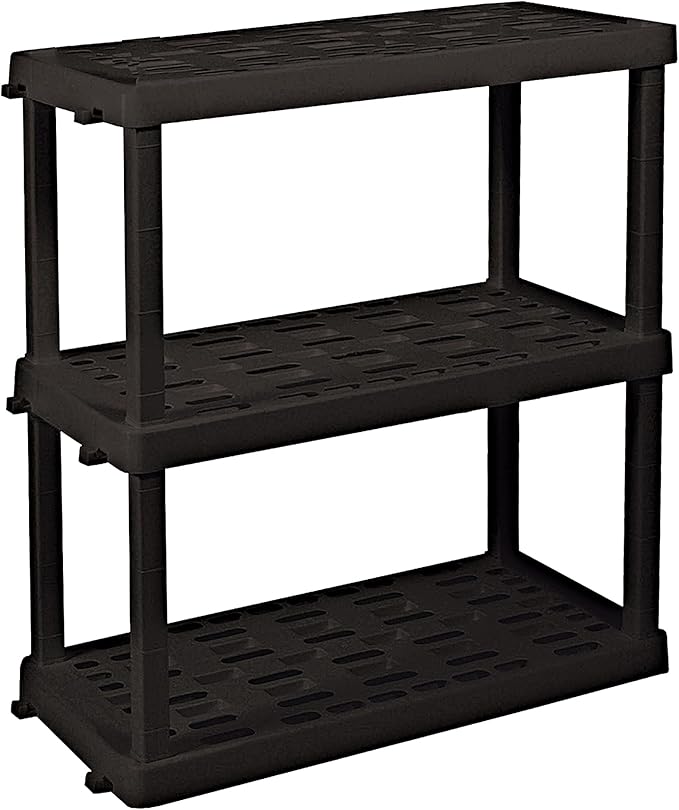 Oskar Heavy Duty Plastic Storage Shelves- - Image 4