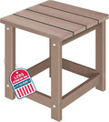 LZRS Adirondack Square Outdoor Side Table by LZRSPET