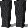 Greesum Set of 2 Tall Plastic Planters by BuynowfromGreesum