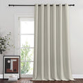 NICETOWN Sliding Door Curtain 108 inches Long, Grommet Privacy Room Darkening by NICETOWN