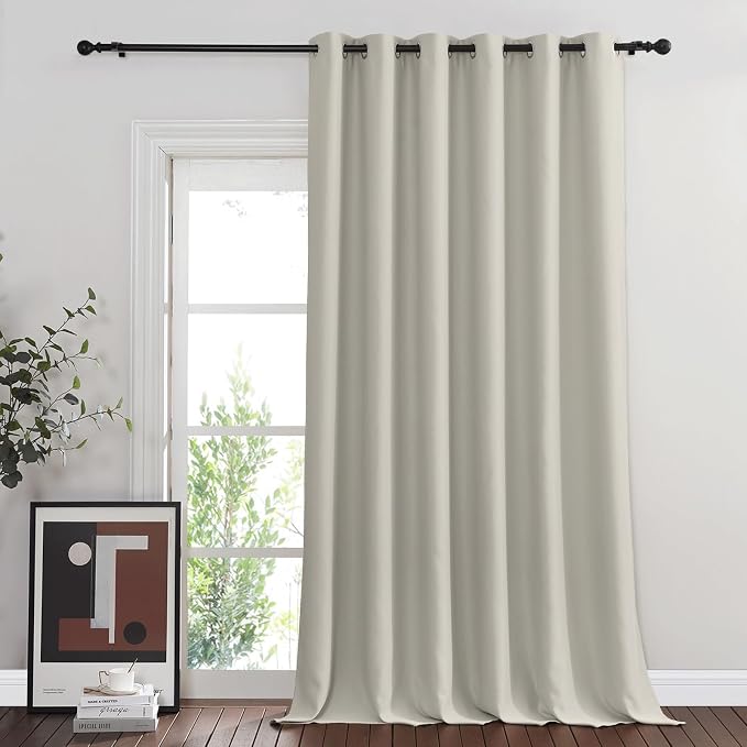 NICETOWN Blackout Curtain for Living Room, Thermal Insulated Solid Grommet by NICETOWN