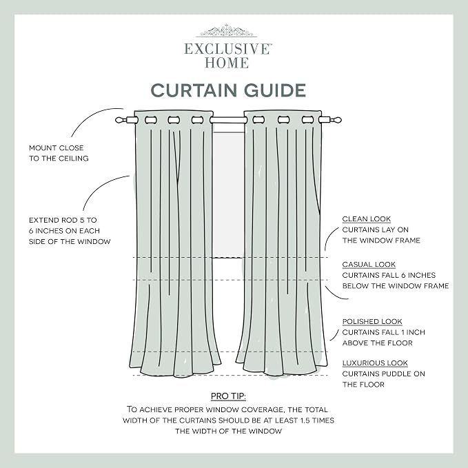 Exclusive Home Cabana Solid Indoor/Outdoor Light Filtering Hook-and-Loop Tab - Image 12