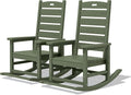 SERWALL Outdoor Rocking Chair Set of 2, Oversized Rocking Chair by SERWALL