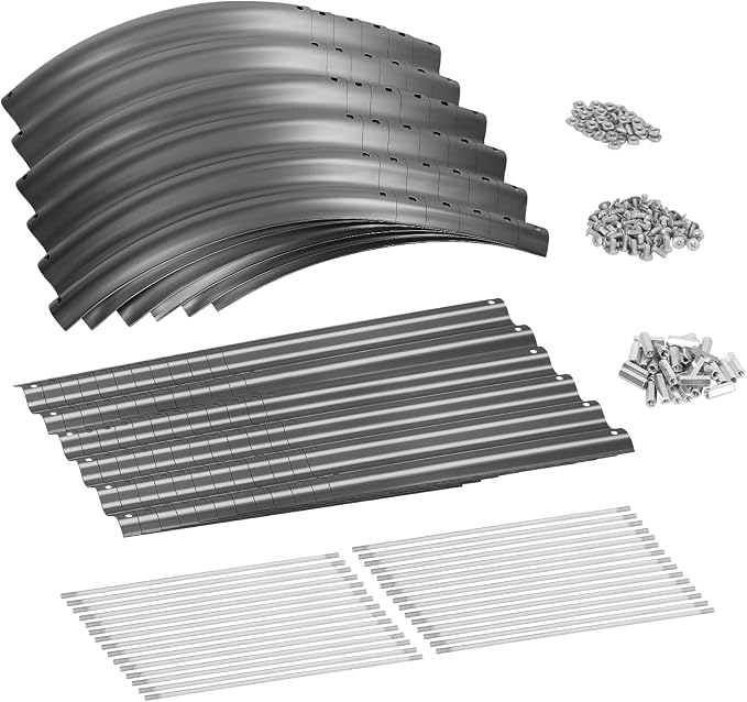 Land Guard 8×2×1.5ft Galvanized Raised Garden Bed Kit, Raised Garden Boxes - Image 3