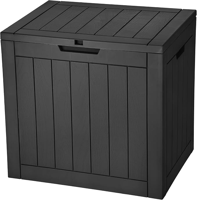 YITAHOME 30 Gallon Deck Box Outdoor Storage Box, Waterproof Resin Package by YITAHOME