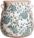 Tuscan Ceramic Planters and Kitchen Utensil Holder, 6.68 Inch Vintage Plant Pots by XiaanJiaju