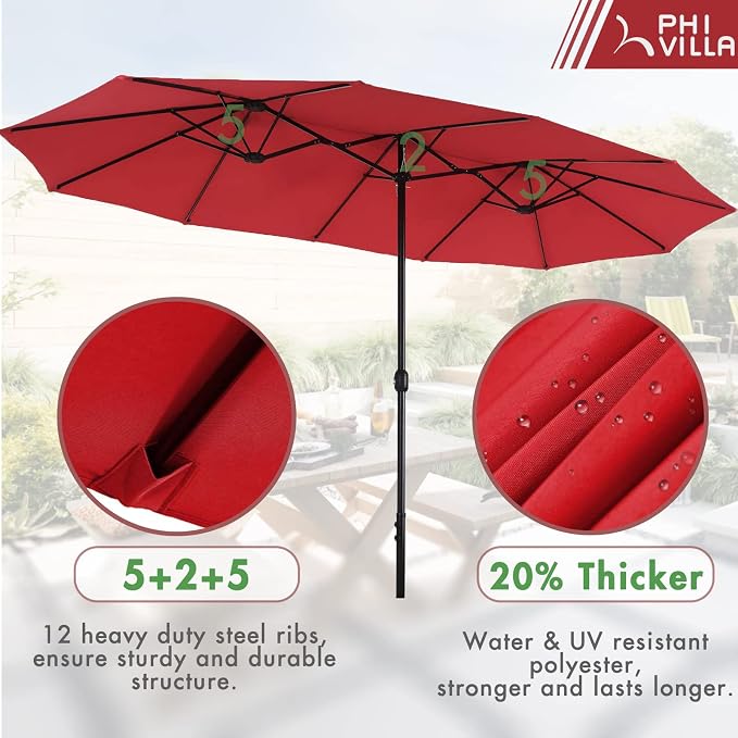 PHI VILLA 7 Piece Outdoor Dining Set - Image 5