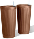 Set of 2 Large Planter Outdoor Self Watering Pots by PolarcoForgeco