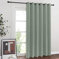 NICETOWN Sage Green Room Divider Curtains 84 inch Length, Grommet Thermal by NICETOWN