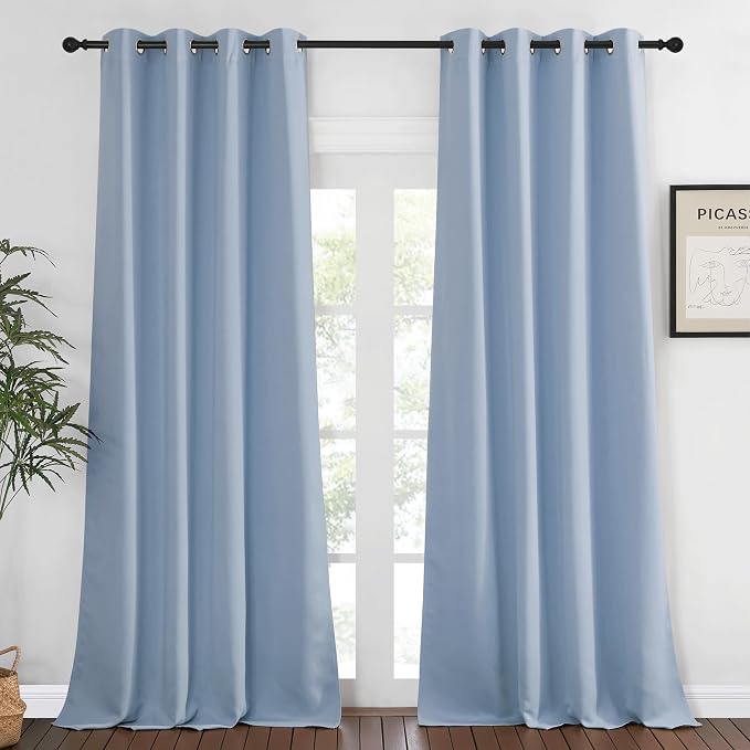 NICETOWN Blackout Window Curtain 90 inch Length by NICETOWN