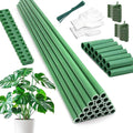 Garden Stakes 17Inch 20Pack, DIY Tall Plant Support Stakes of 4Ft, HAINANSTRY by HAINANSTRY