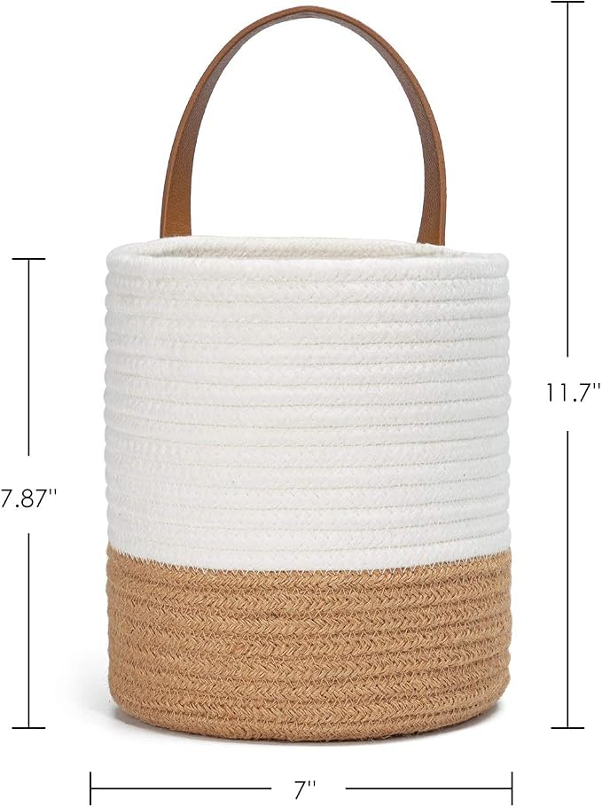 Goodpick 2pack Jute Rope Hanging Basket - Image 5