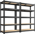 REIBII 2400LBS Garage Shelving Heavy Duty 5 Tier Storage Shelves Adjustable by REIBII