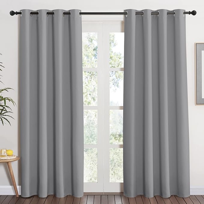 NICETOWN Blackout Curtain & Drape 84 inch Length by NICETOWN