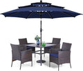 PHI VILLA 5 Piece Patio Dining Set by PHIVILLAThepioneerofcomfortablehouseholdsupplies