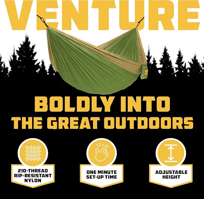 Wise Owl Outfitters Camping Hammock – 500lbs Portable Hammock - Image 3