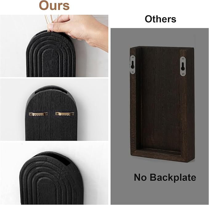 Wooden Wall Art Decor: Wall Vases - Image 5