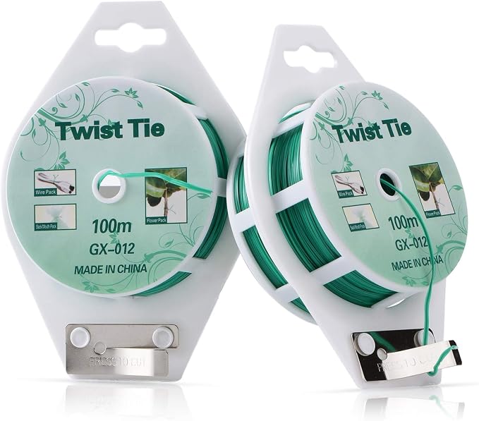 2 Reels 328 Feet Twist Tie by YDSL