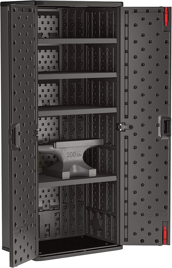 Suncast 19 Cubic Ft. Heavy-Duty Resin Cabinet - Image 4